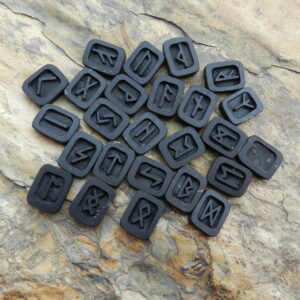 Набор рун из шунгита #2