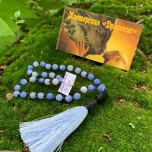 Чётки « Голубое сияние» 36 бусин