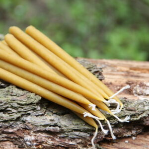 Маканая восковая свеча (неокрашенная)