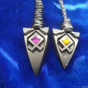 Руна секира Перуна из шунгита