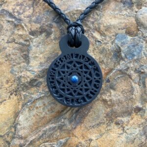 Эрцгамма Резьба по камню Кулон из шунгита