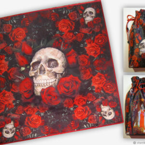 Скатерть и мешочек для Таро Святой Смерти — Santa Muerte Tarot