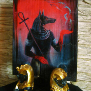 АНУБИС, алтарное панно на дереве