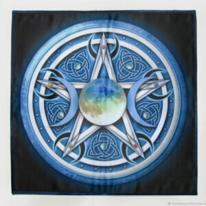 ПЕНТАКЛЬ и ТРИ ЛУНЫ, скатерть для ритуала