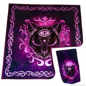 Алтарный набор ЛИЛОВЫЕ СУМЕРКИ, скатерть и мешочек