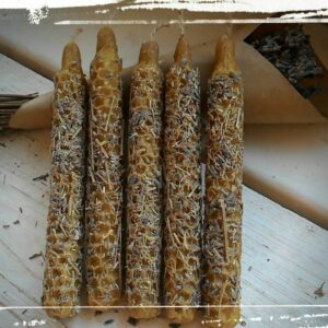 Свеча восковая " Горная лаванда"