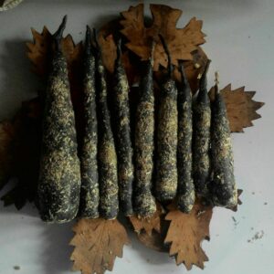 Набор черных восковых свечей "Все беды прочь!"