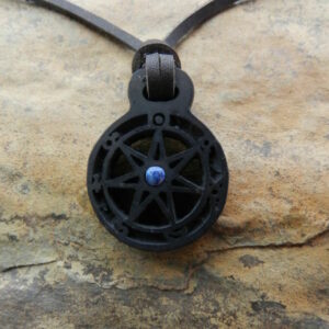 Эльфийская звезда Резьба по камню, лазурит