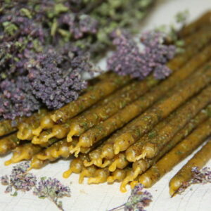 Свеча восковая с Душицей