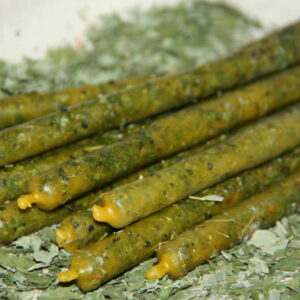 Свеча восковая с Рябиной