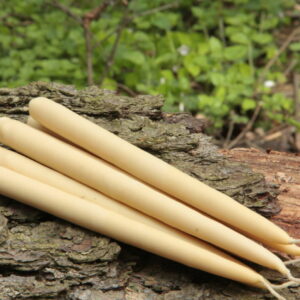 Белая восковая свеча (средняя)