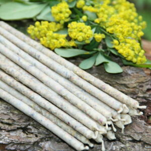 Свеча белая: Время перемен (малая)