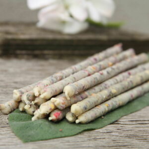 Свеча белая "Восстановление ауры" (малая)