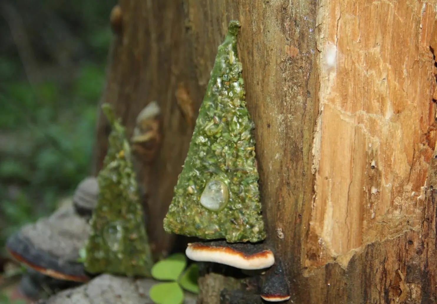 Свечи новолуния "Денежная пирамида" с цитрином — изображение 2