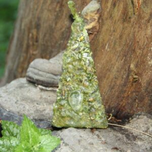 Свечи новолуния "Денежная пирамида" с цитрином