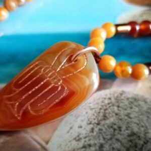 УЗЕЛ ИСИДЫ, активация в Карнакском храме . СЕРДОЛИК натуральный