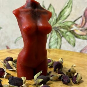 Свеча "НА КРАСОТУ" с розой