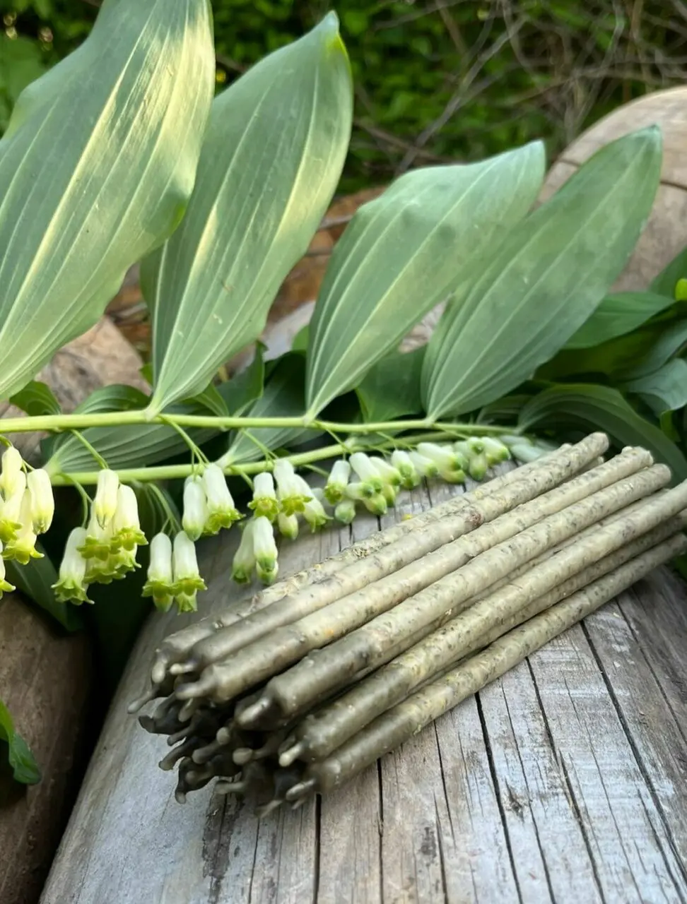 Свеча бело-черная: Чистка мыслей (малая) — изображение 3