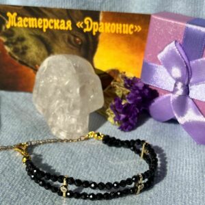 Браслет-цепочка шпинель "Двойной Магнит Счастья"