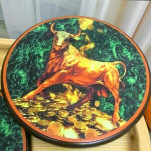 ТЕЛЕЦ и Рог Изобилия. Алтарный круг. Натуральное дерево