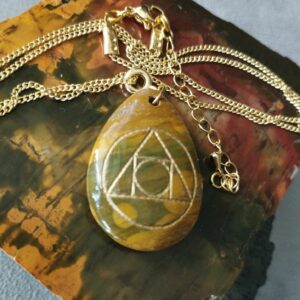 Талисман ФИЛОСОФСКИЙ КАМЕНЬ, гравировка на Агате