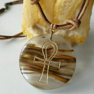 Амулет АНХ, гравировка на Агате Черри, активирован