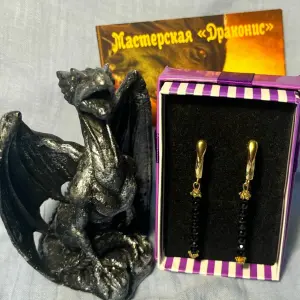 Серьги шпинель "Магнит счастья"